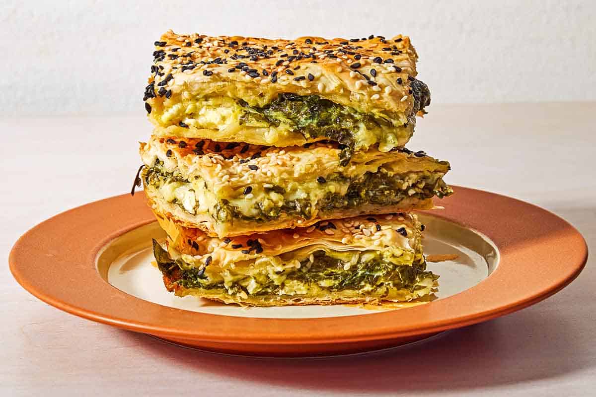 Turkish Borek (Spinach and Cheese Pie)