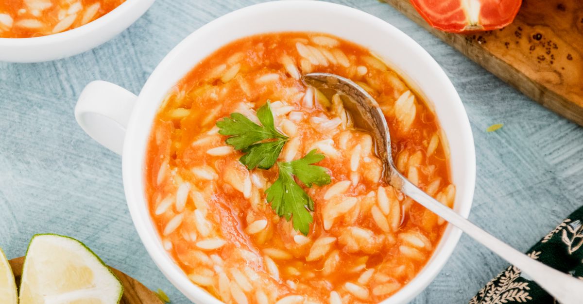 Tomato, Courgette & White Bean Orzo