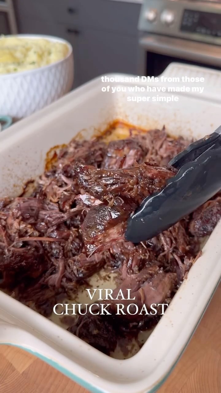 Viral Chuck Roast (Crispy Shredded Ends)
