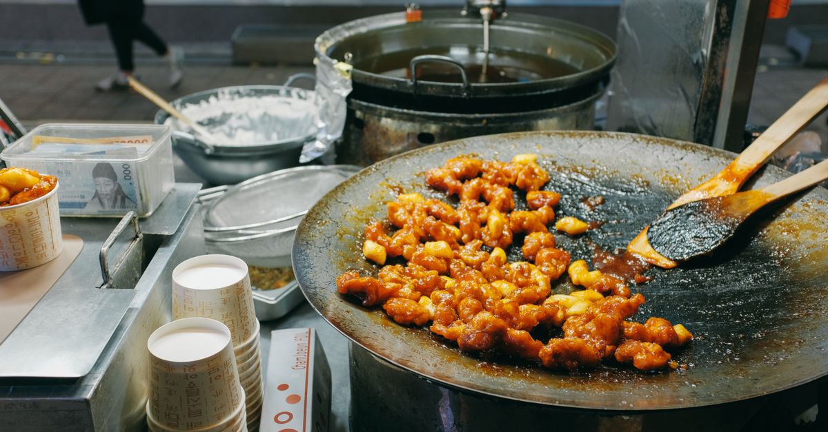 Korean Gochujang Chicken Stir-Fry with Crispy Rice and Sesame