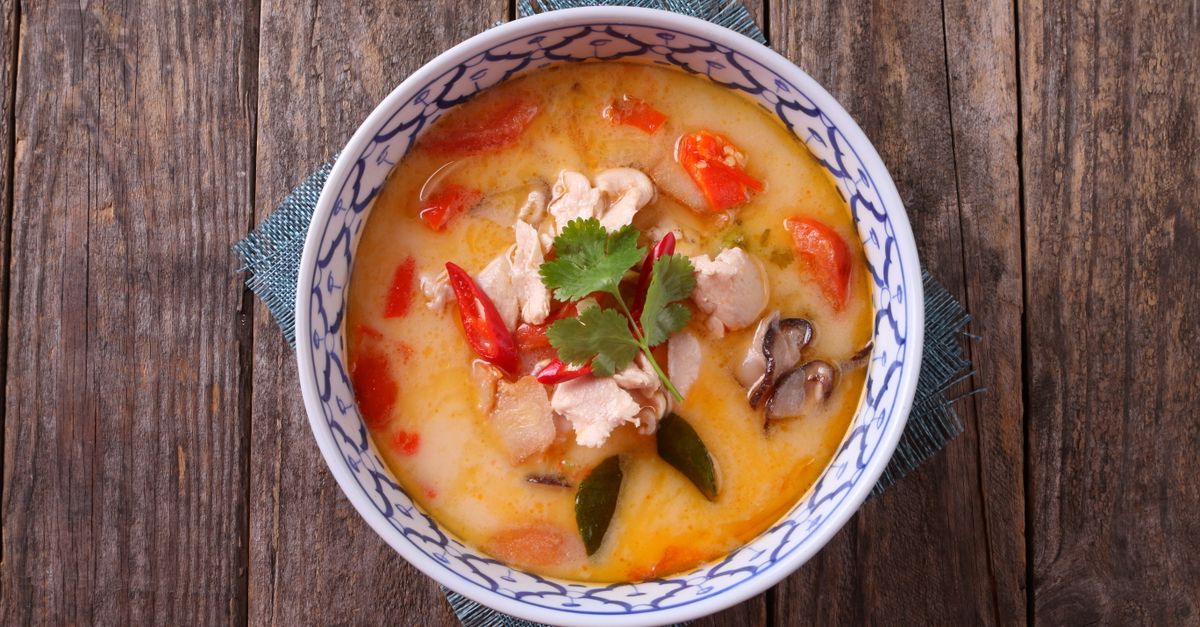 Thai-Inspired Coconut Turkey Soup with Ginger and Lime