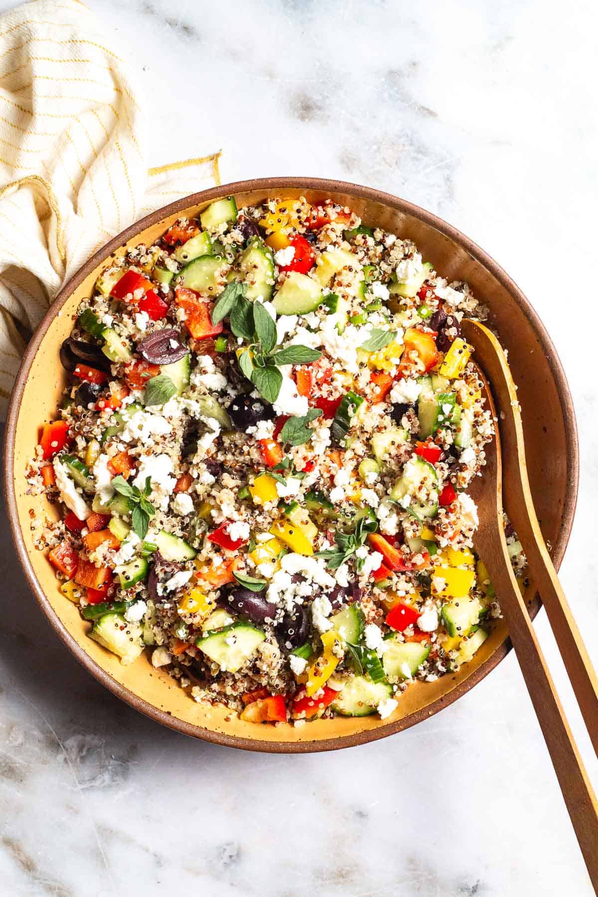 Easy Mediterranean Quinoa Salad