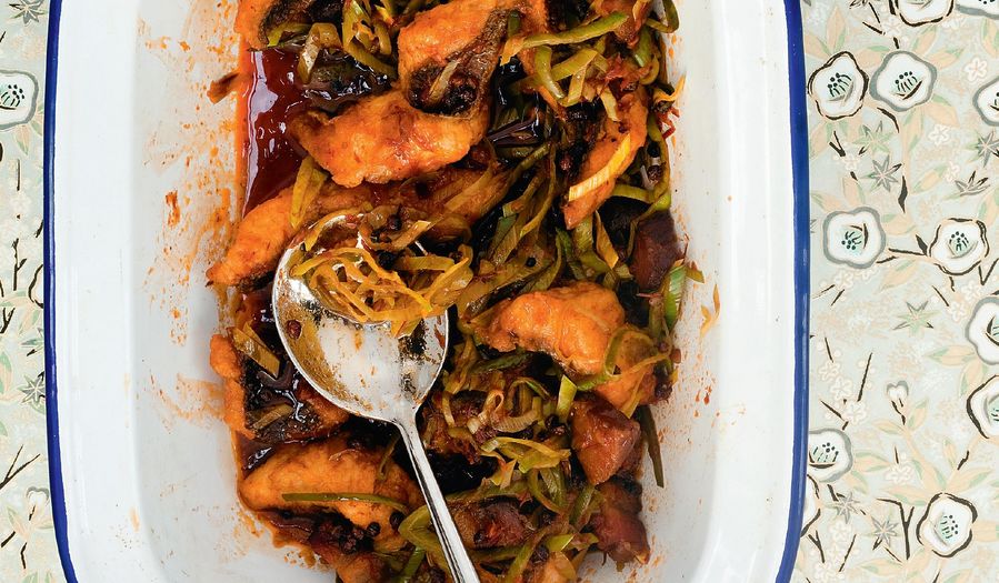 Sichuan Sea Bass with Chives