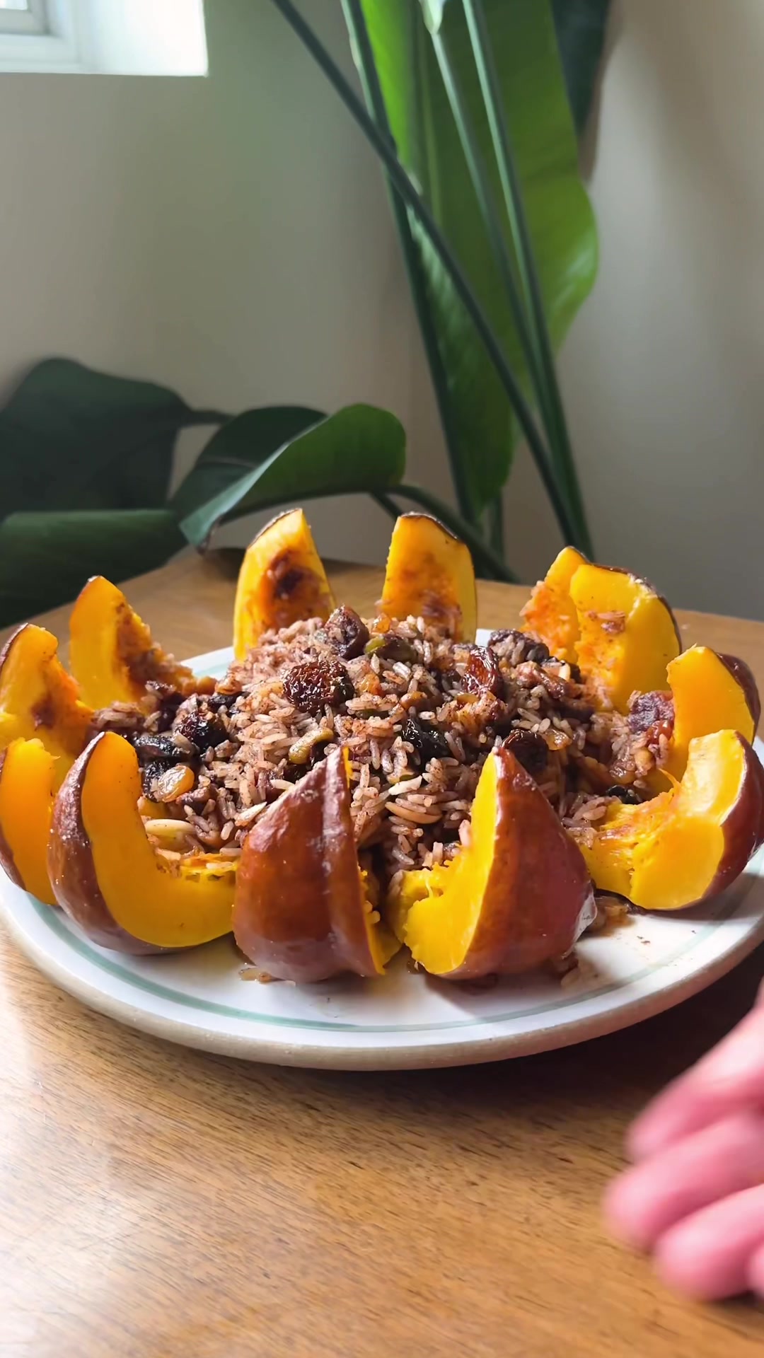 Ghapama (Armenian stuffed pumpkin)