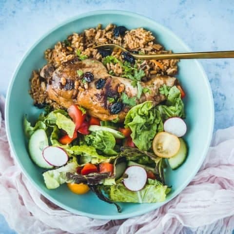 Saudi Arabian Kabsa {Chicken and Rice}