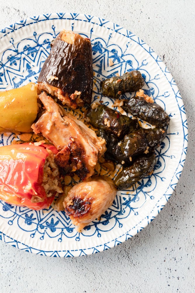Iraqi Dolma (Middle Eastern Stuffed Vegetables)