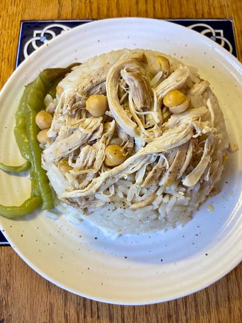 Tavuklu Nohutlu Pilav (Chicken and Chickpea Pilaf)