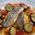 Sea Bass with Israeli Couscous from Ramsay in 10
