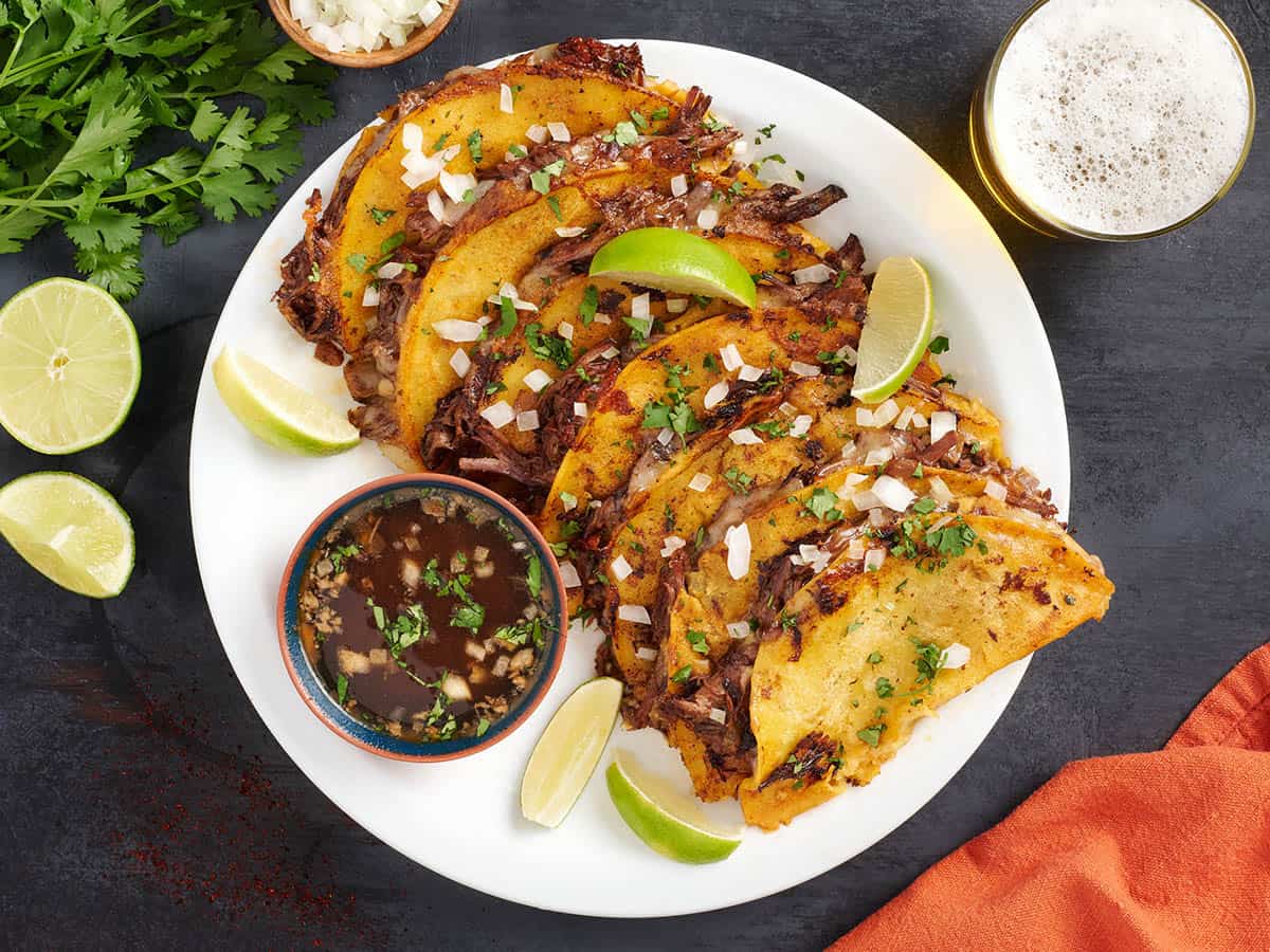 Birria tacos