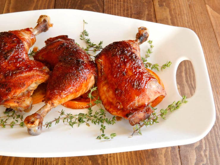 Date Glazed Orange Chicken
