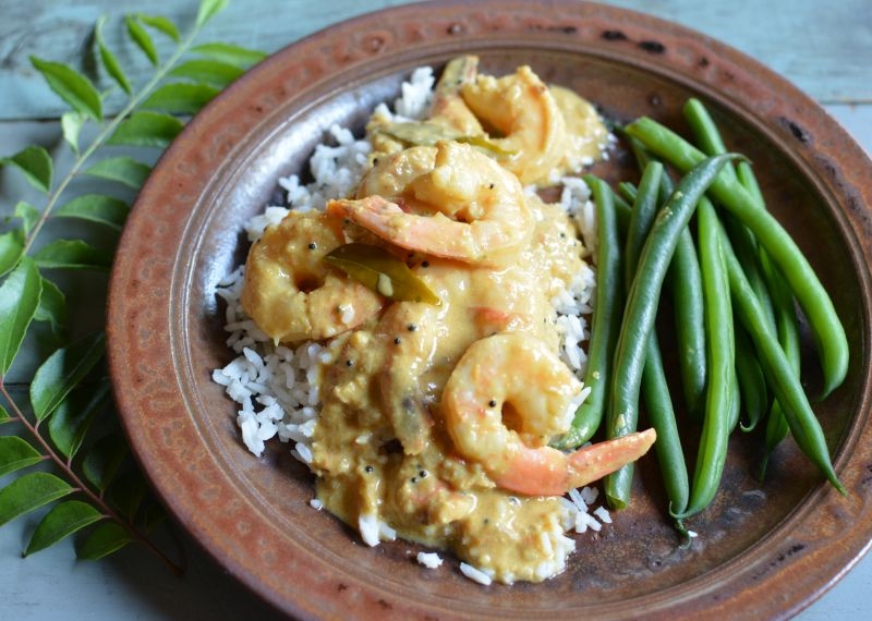 Kerala Shrimp in Coconut Milk