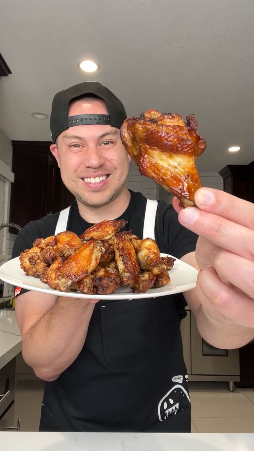 Filipino Adobo Fried Chicken Wings