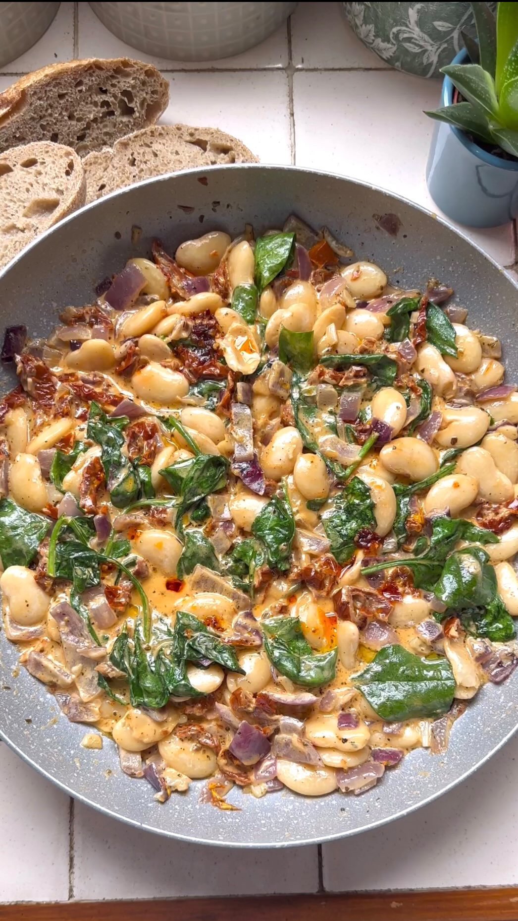 Creamy Sun-Dried Tomato & Butter Bean One Pot