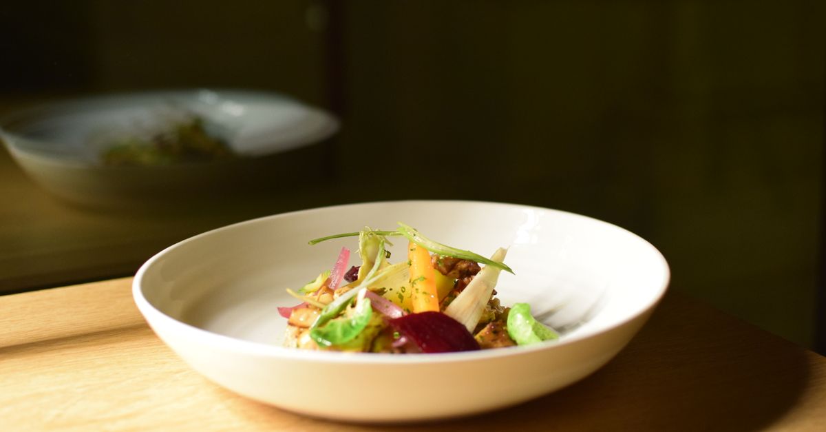 Ottolenghi-Inspired Beetroot Salad with Labneh and Pistachios