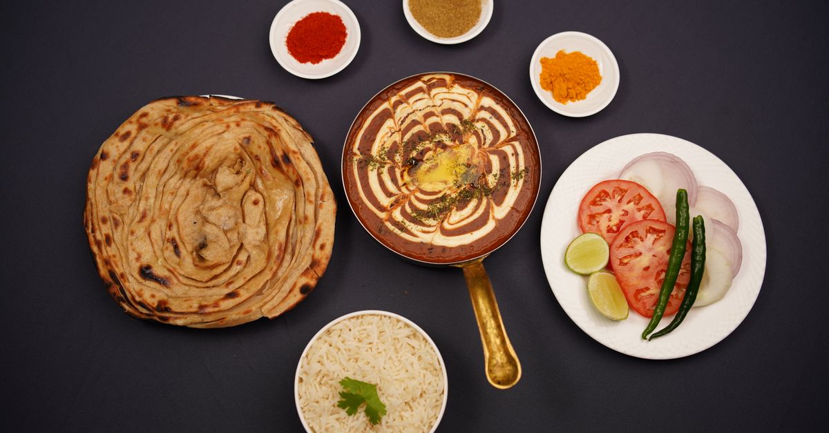 Creamy Dal Makhani with Cumin Rice