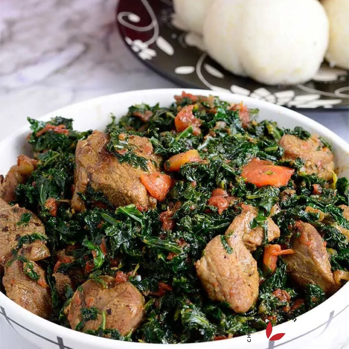 Sukuma Wiki (Braised Collard Greens with Beef)