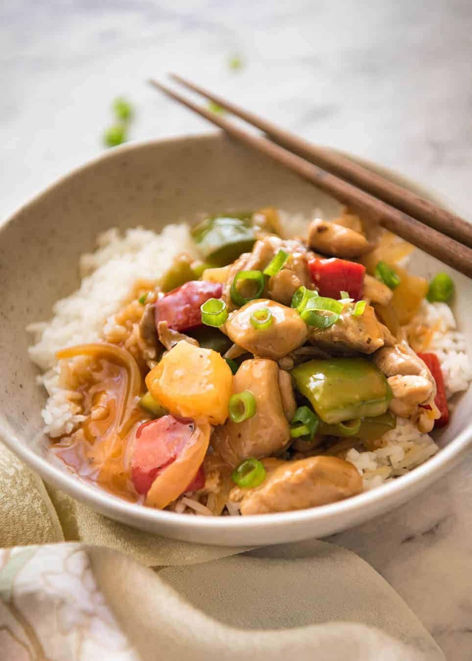 Sweet and Sour Chicken Stir Fry