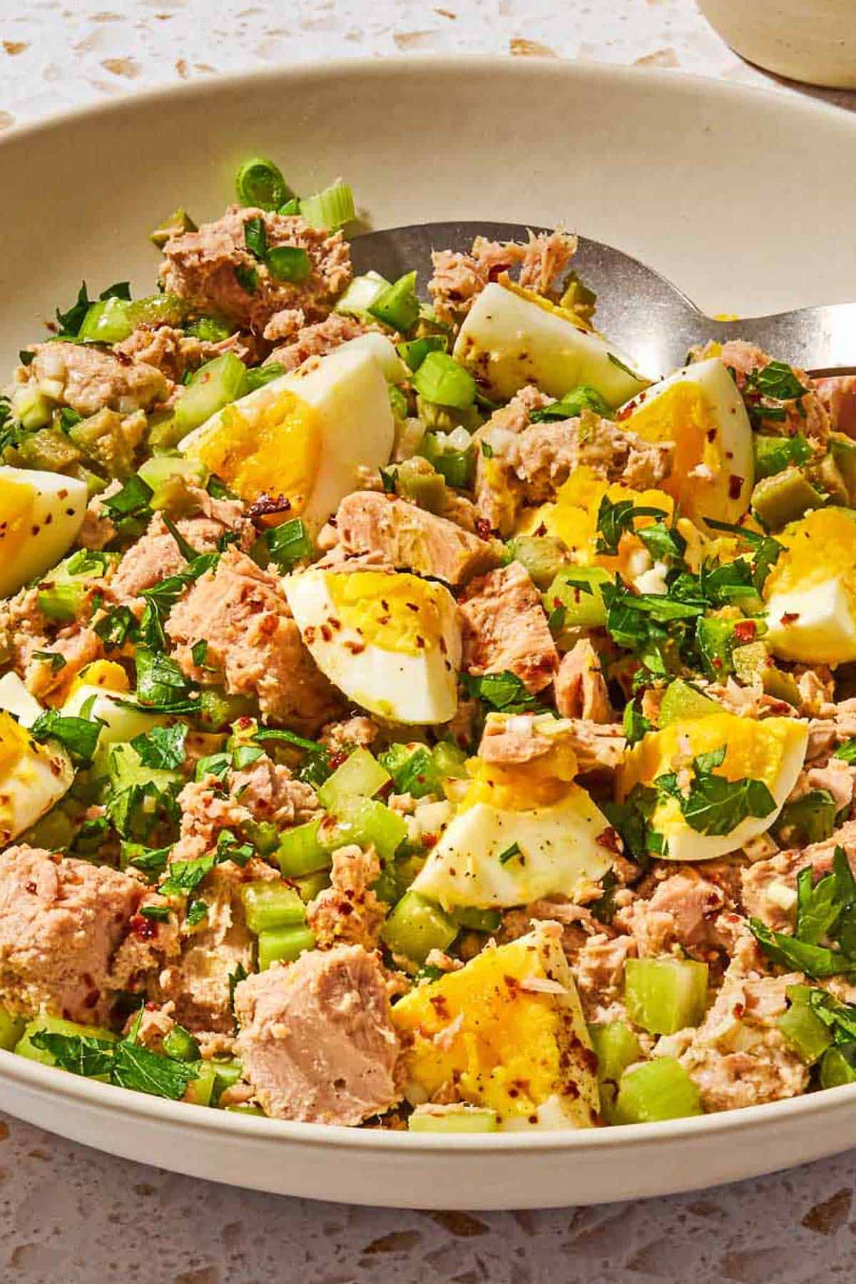 Protein-Packed Tuna Salad with Eggs