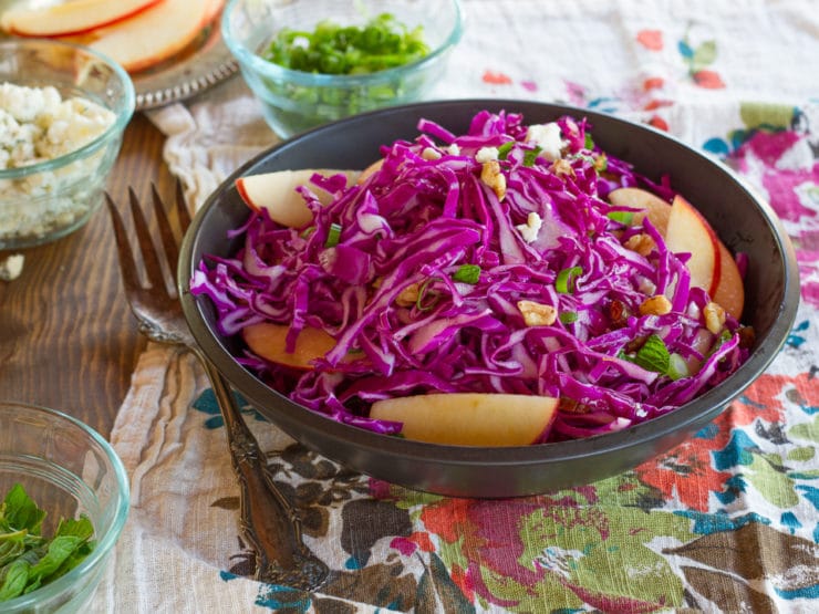 Red Cabbage Apple Salad