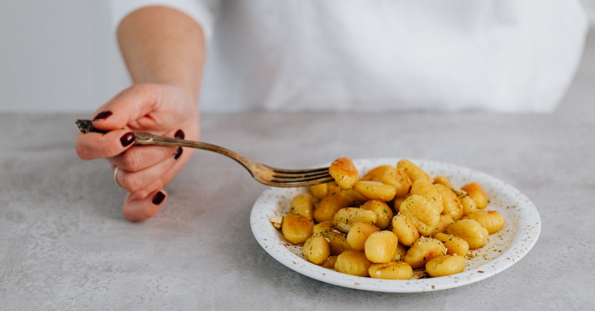 Italian Gnocchi with Roasted Aubergine and Cherry Tomatoes