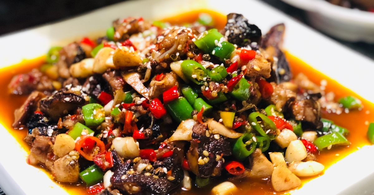 Szechuan Aubergine and Broccoli with Jasmine Rice
