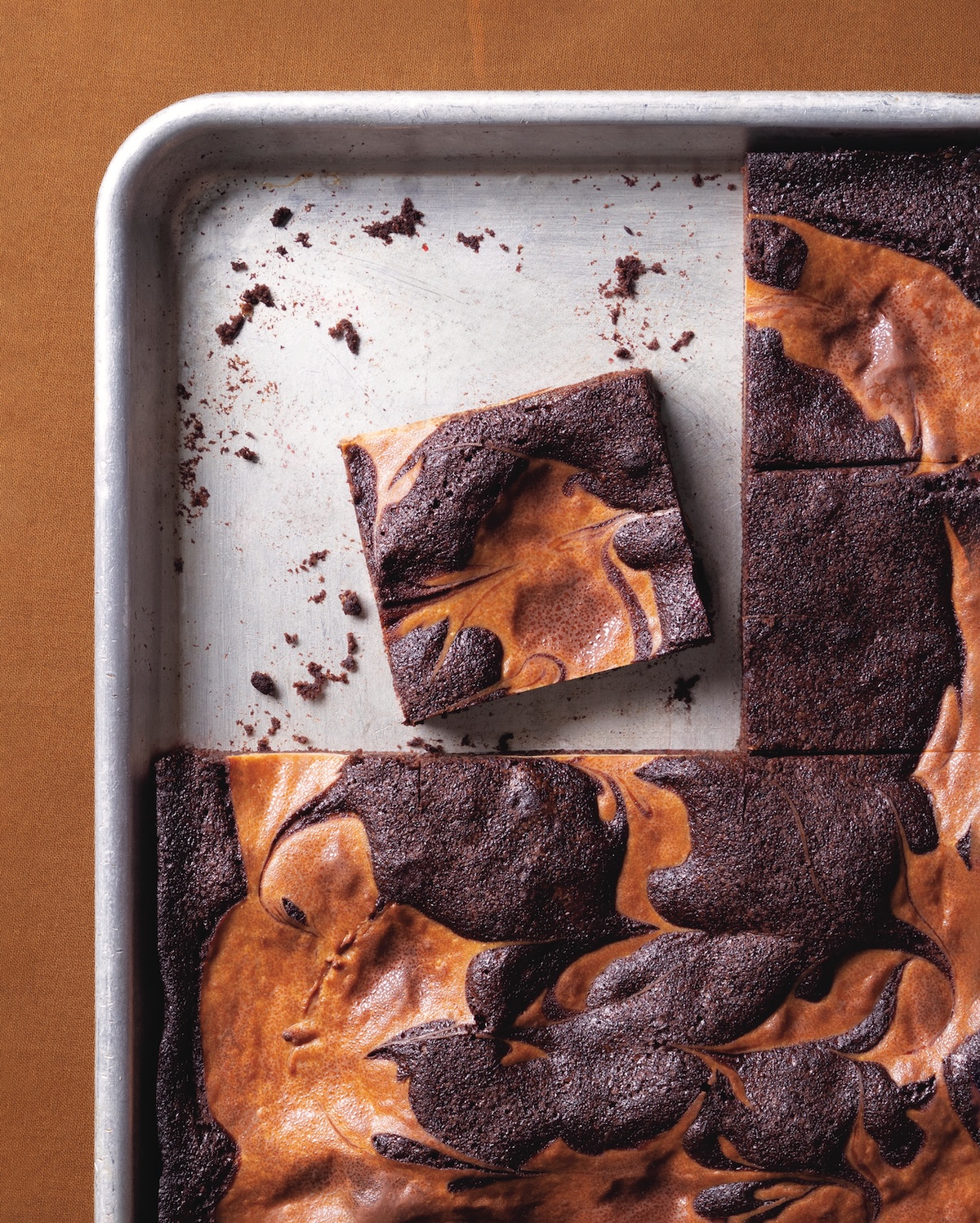 Vietnamese Coffee Swirl Brownies