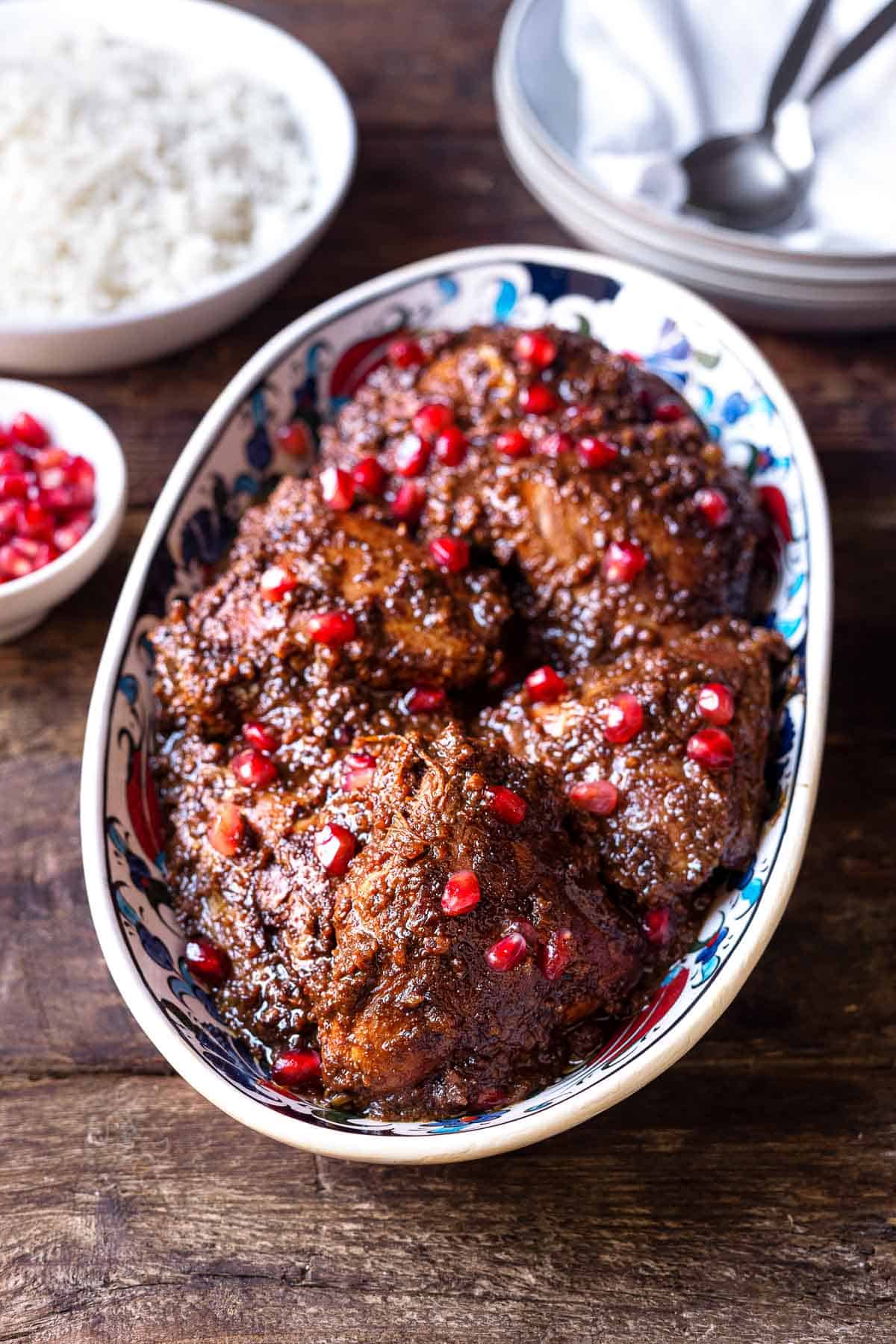 Fesenjan (Persian Chicken Stew)