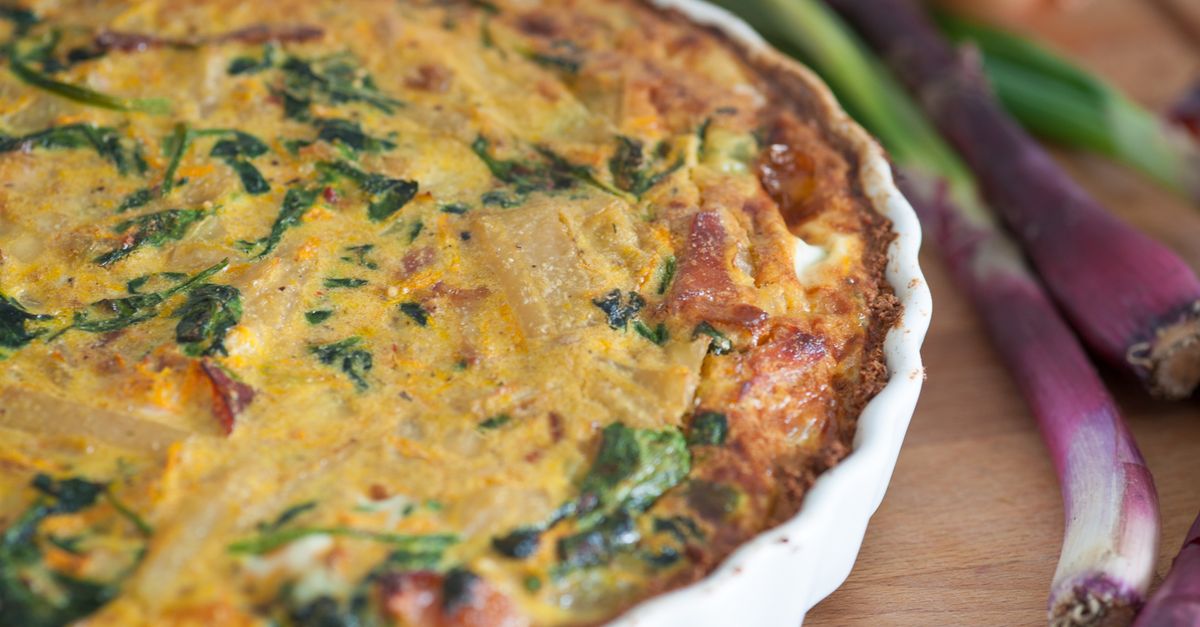 Lentil and Spinach Bake with Feta and Dill