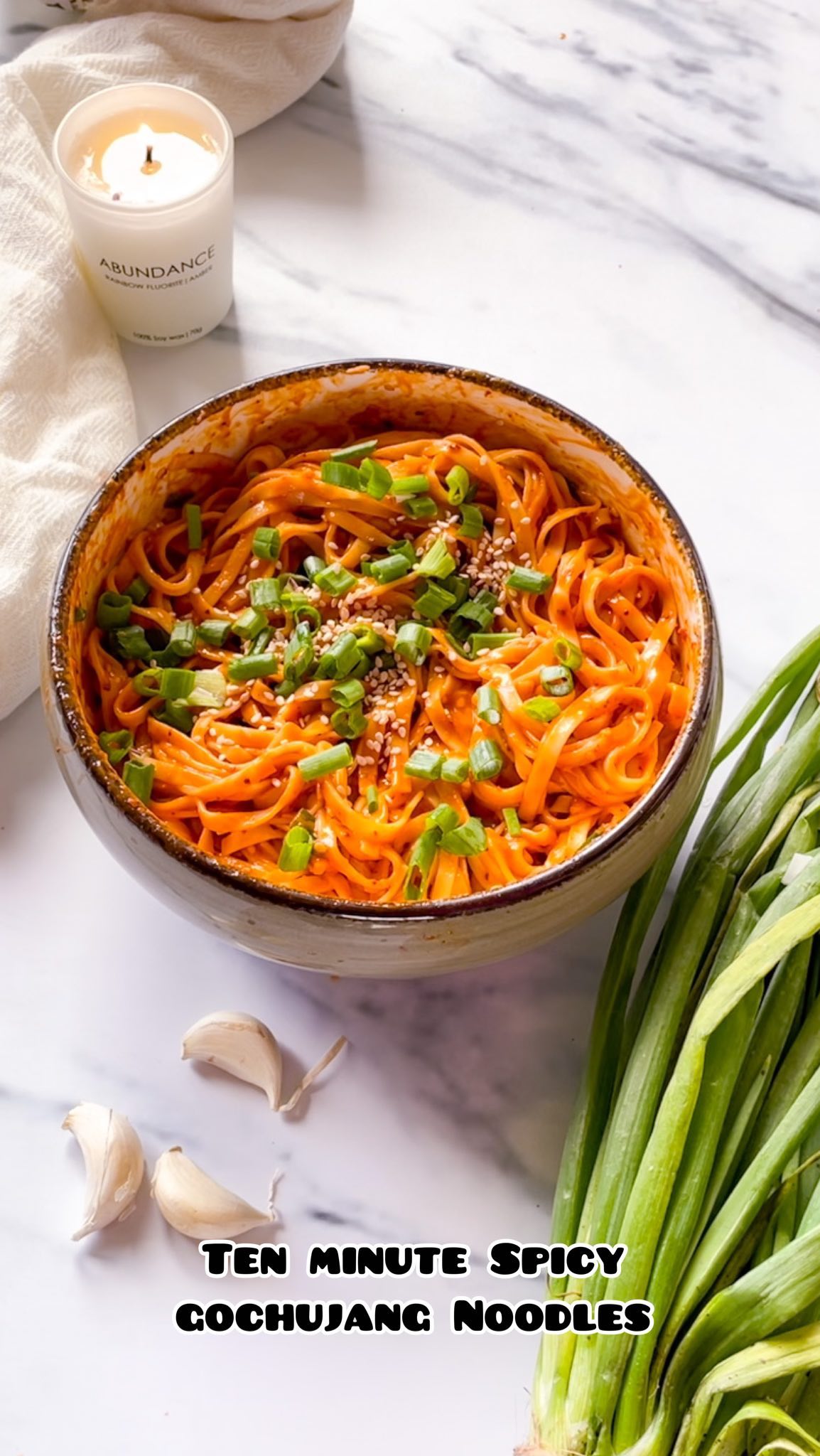 Gochujang chilli oil noodles