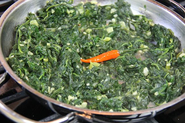 Simple Caribbean Coconut Spinach