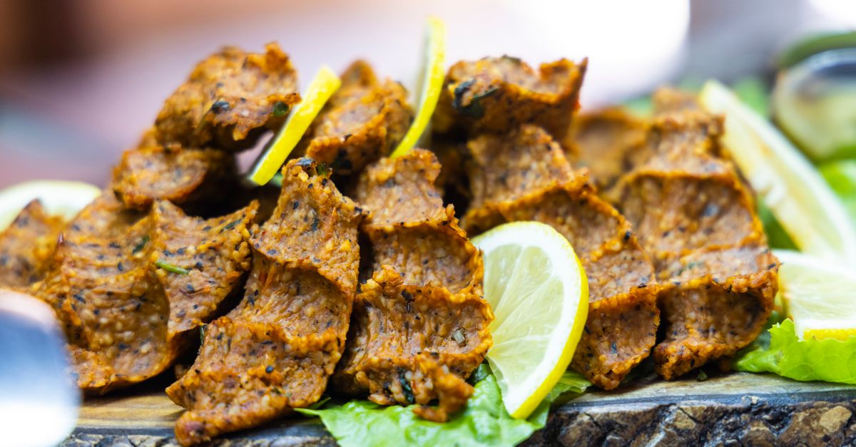 Turkish Lamb Koftes with Bulgur Pilaf and Yogurt Sauce